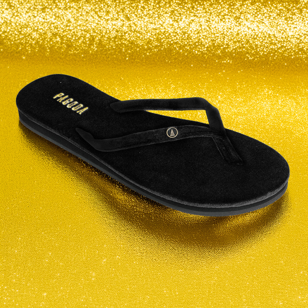 Mandalay Midnight Women’s Velvet Flip Flop