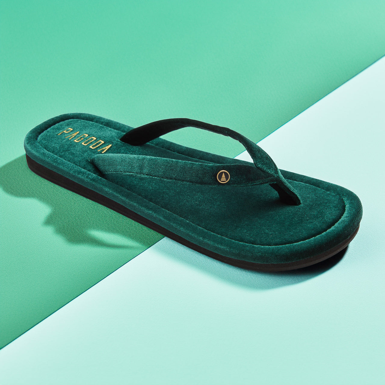 Racing Green Men’s Velvet Flip Flops