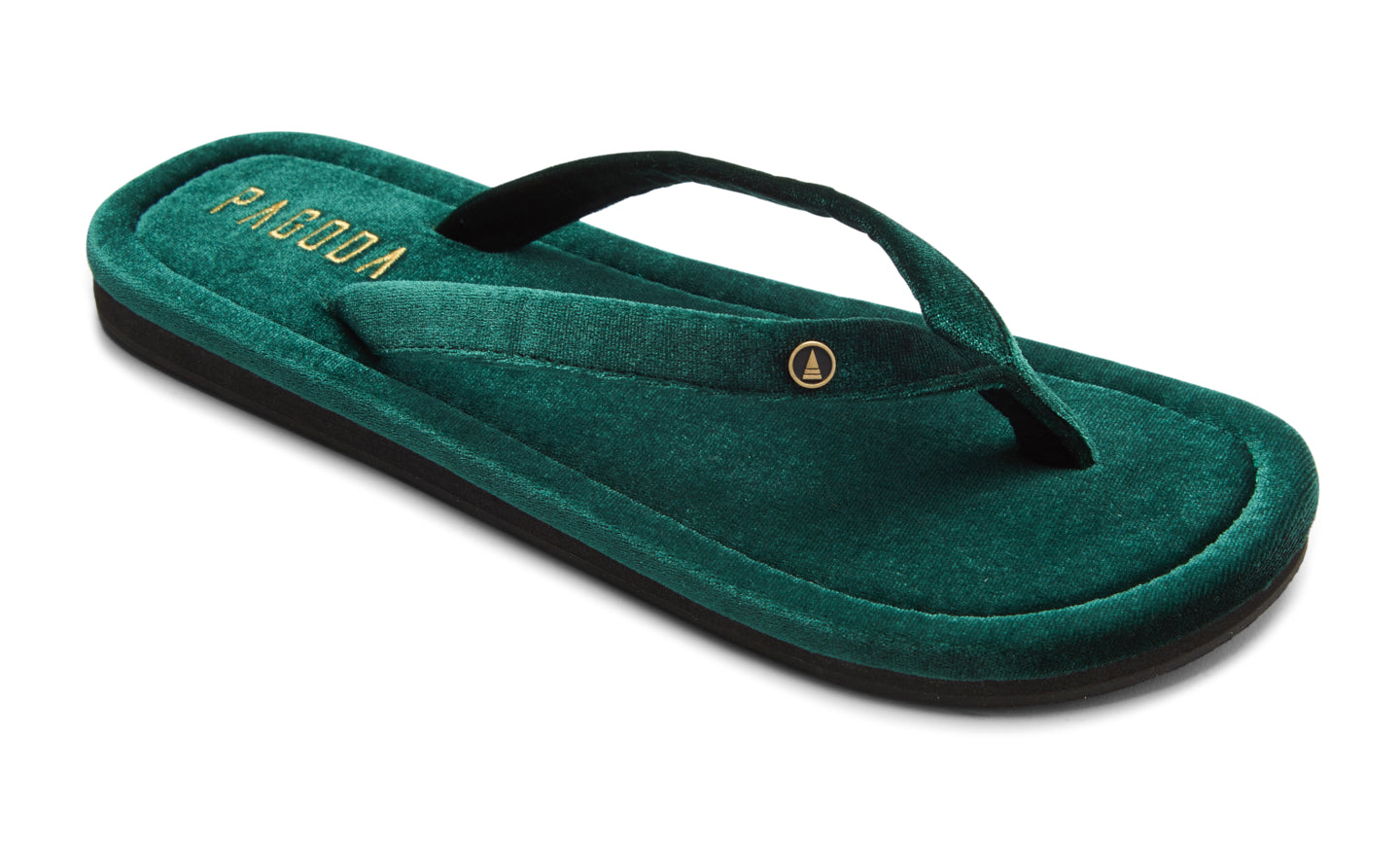 Racing Green Men’s Velvet Flip Flops