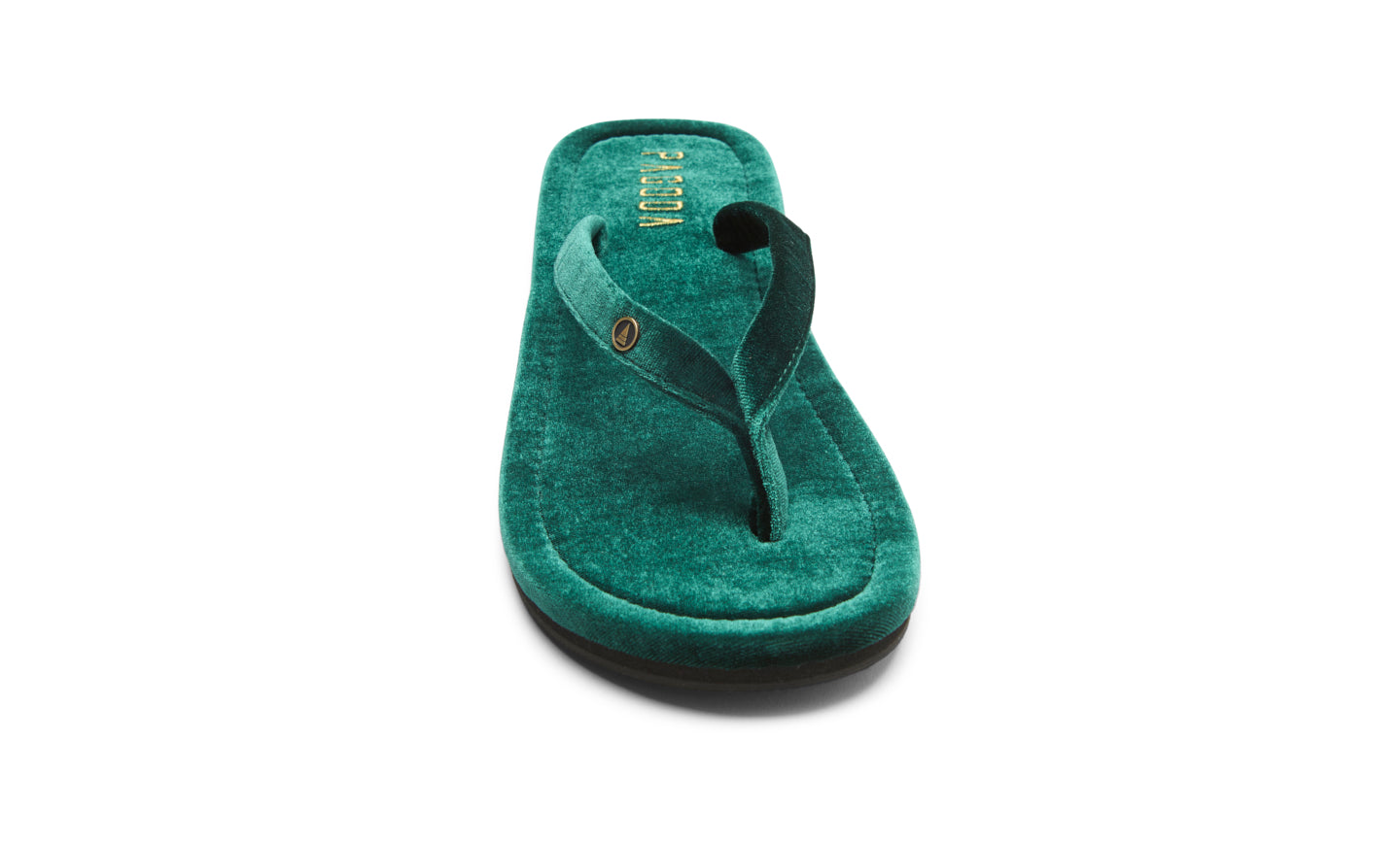 Racing Green Men’s Velvet Flip Flops