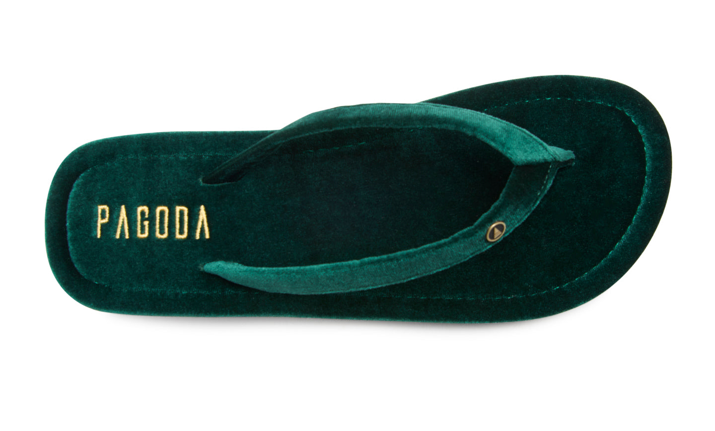 Racing Green Men’s Velvet Flip Flops